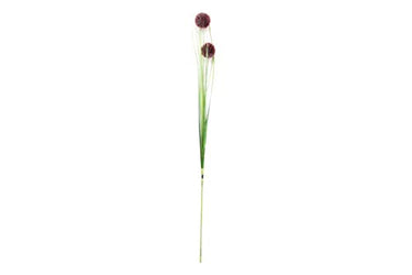 S2T Grass with ball flower, white/purple assorted L60 cm on sale